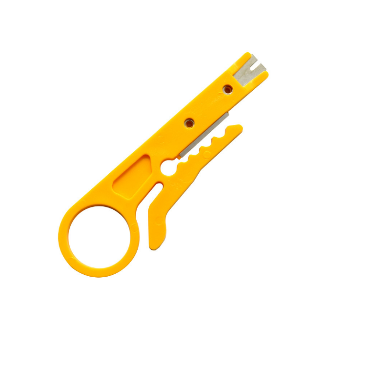 Yellow Hot Sold Power Cable Splitter Knife Internet Cable Cutter Mini Strippers Network UTP STP Cable Cutter