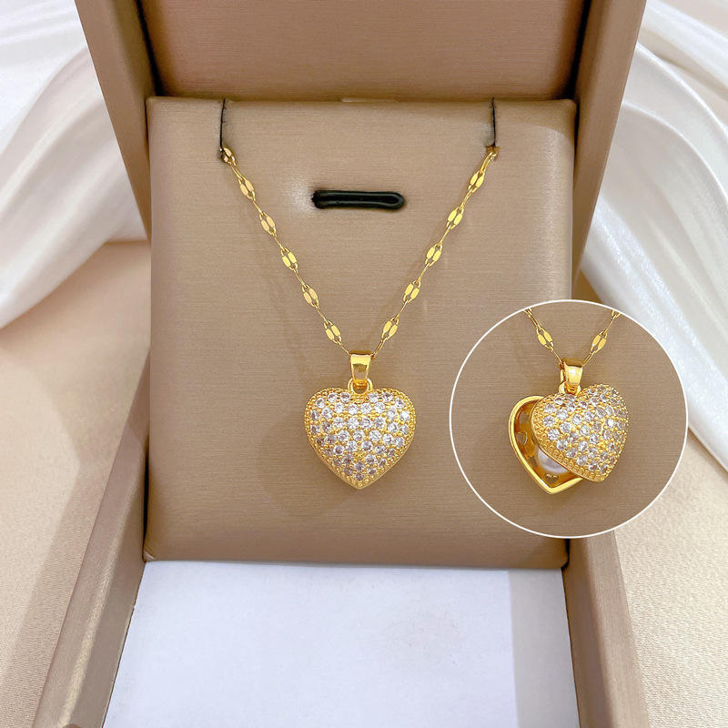 Cute Luxury Heart Elegant Necklace – Pendant for Women