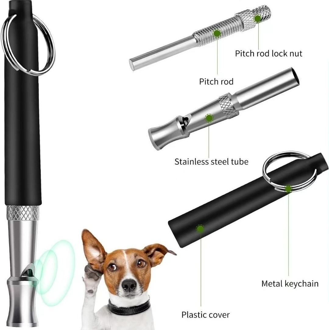 Dog Training Whistle with Neck Lanyard, High-Frequency Pet Recall & Command Training Flute, Portable Puppy Behaviour Training Accessory
