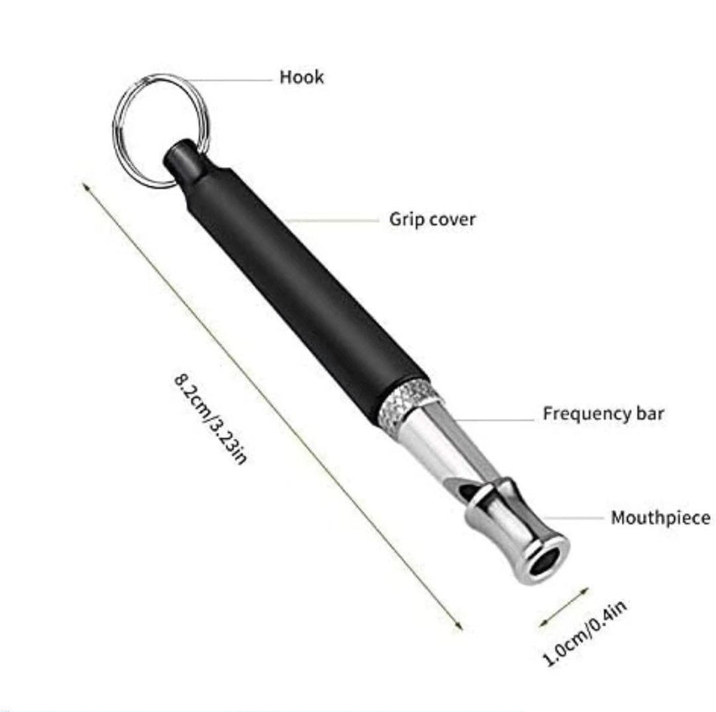 Dog Training Whistle with Neck Lanyard, High-Frequency Pet Recall & Command Training Flute, Portable Puppy Behaviour Training Accessory
