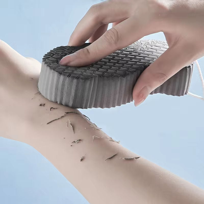 Soft PVA Body Scrubber Daily Use Exfoliating Shower Brush for Bath Dead Skin Remover and Skin Cleaner white