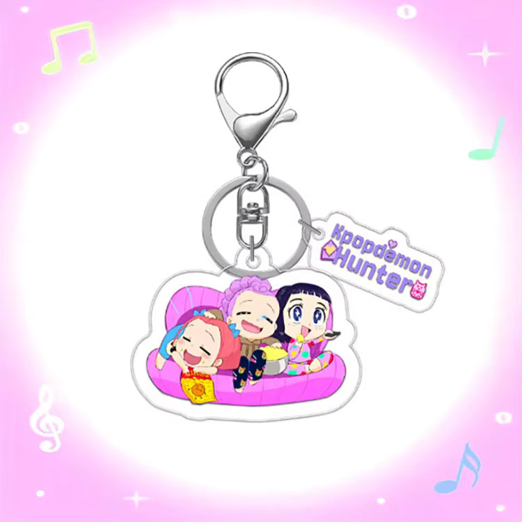Creative kpop Cartoon Style Keychain Toy Pendant Stress-Relieving Squeezing Fidget Gift Made of Lightweight Plastic (Copy)