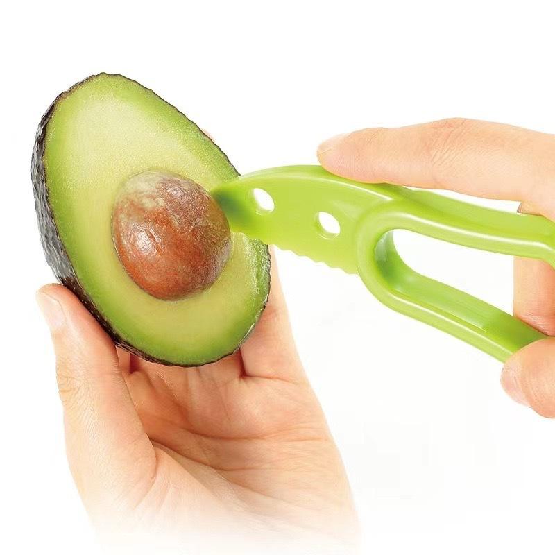 Multifunctional Plastic Knife Fruit & Vegetable Kitchen Tools Avocado Cutter Corer Butter Slicer Peeler Pulp Separator Accessory