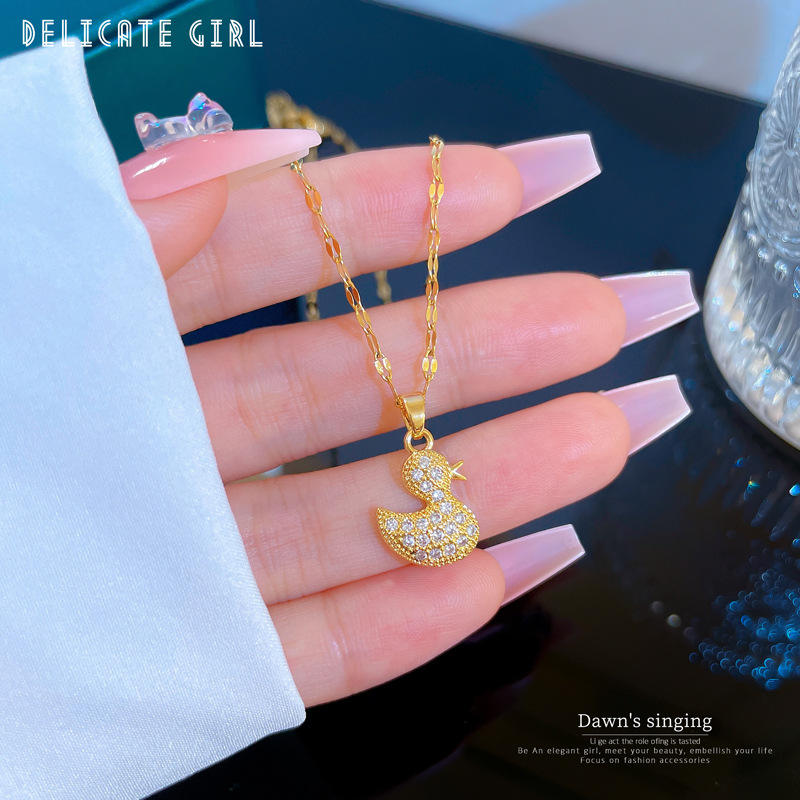 Cute Duck Luxury Elegant Necklace – Pendant for Women