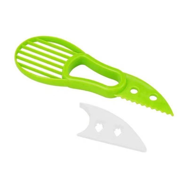 Multifunctional Plastic Knife Fruit & Vegetable Kitchen Tools Avocado Cutter Corer Butter Slicer Peeler Pulp Separator Accessory