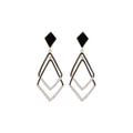 Black  Drop Earrings for Women – Dangle Statement Jewellery