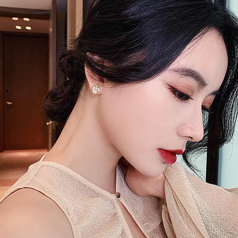 Bee Crystal Stud Earrings for Women –  Statement Jewellery