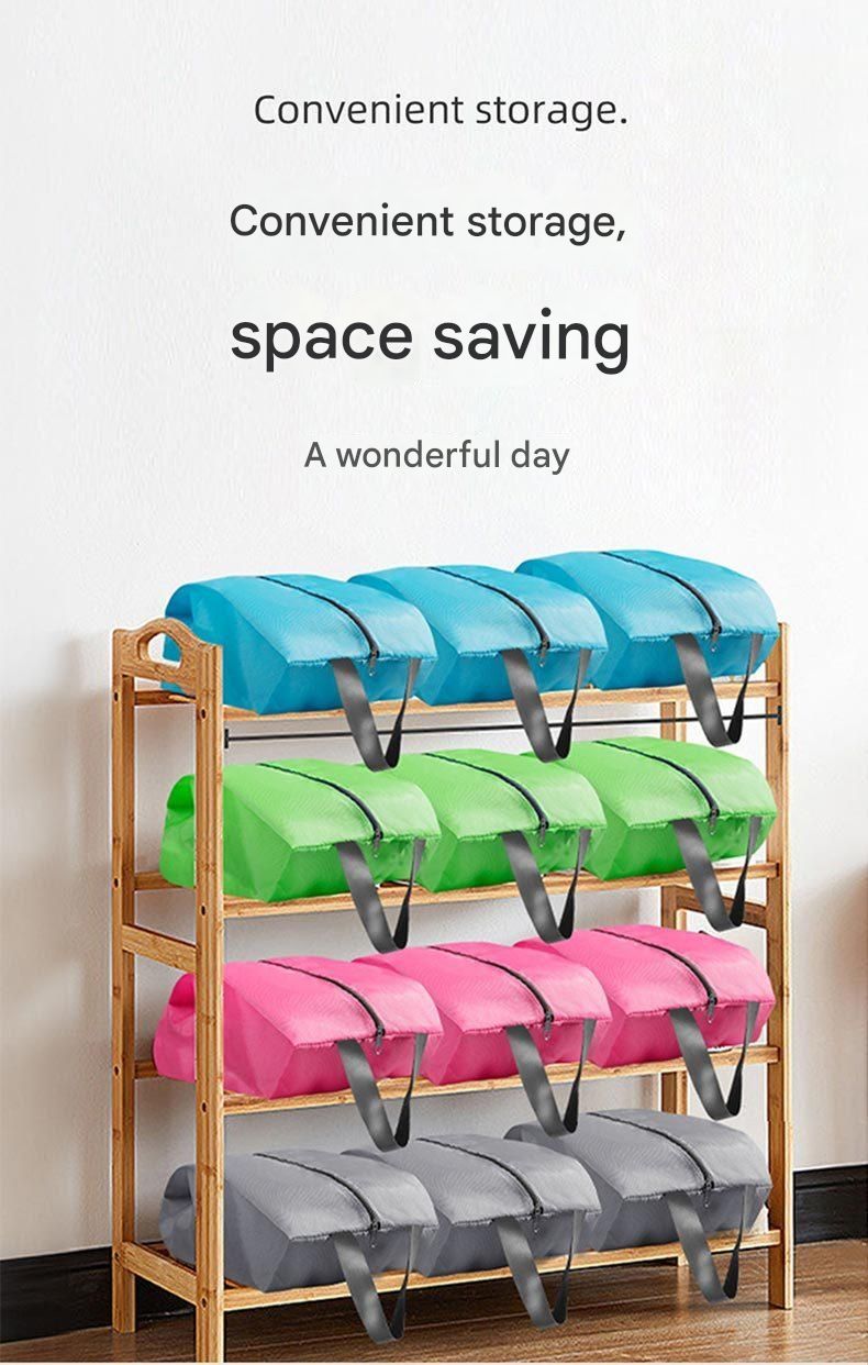 Portable Shoe Storage Bags Travel Shoe Cover Pouch Pocket Unisex Zipper Organizer Bag Shoe Storage Pack