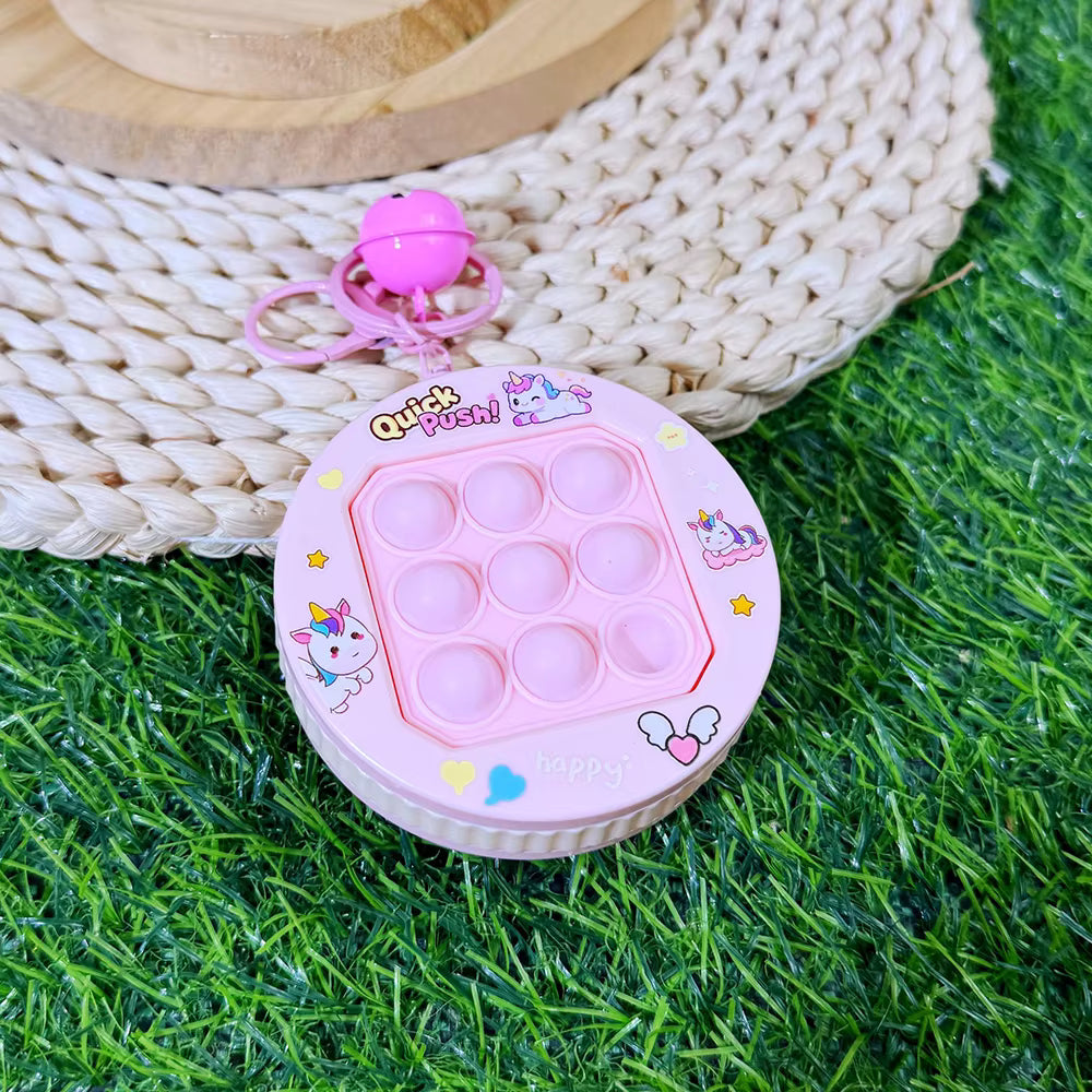 Creative Cartoon Style Keychain Toy Pendant Stress-Relieving Squeezing Fidget Gift Made of Lightweight Plastic