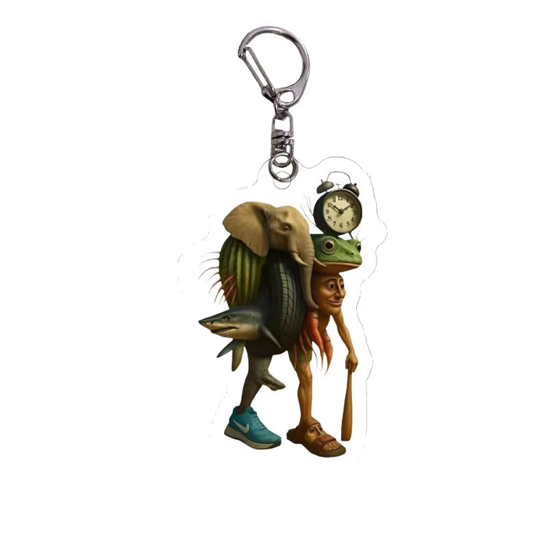 Creative  Cartoon Style Keychain