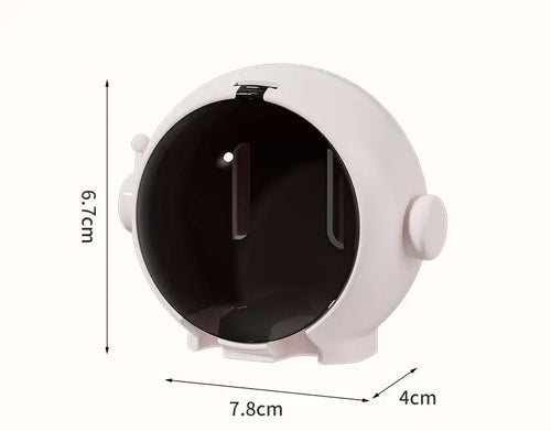 1PCS Brush Holder Cartoon Wall Mounted Non Perforated Bathroom Storage Rack Electric Toothbrush Holder Bathroom Accessories