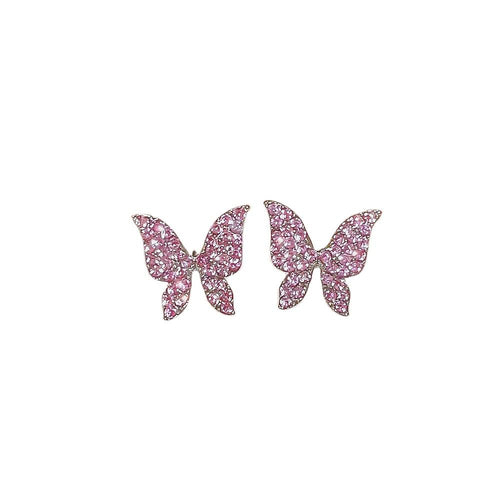 Butterfly Crystal Earrings for Women –  Statement Jewellery