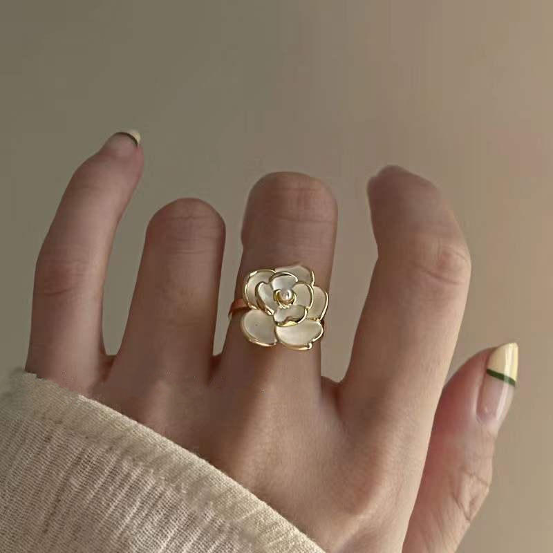 Ring Flower Rings  Cute Luxury Elegant Ring – for Women