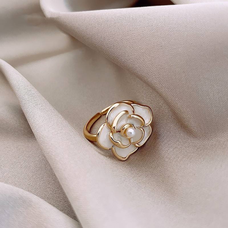 Ring Flower Rings  Cute Luxury Elegant Ring – for Women