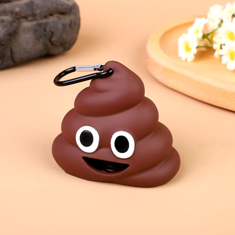 Portable Pet Fecal Bag Dispenser Hanging Storage Box with Buckle for Cat Dog Outdoor Garbage Pets Cleaning Products for Camping