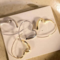 Heart  Drop Earrings for Women – Dangle Statement Jewellery