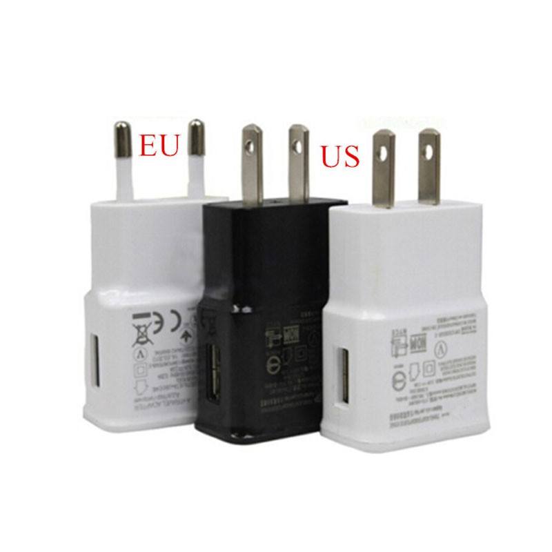 US EU Plug Usb Phone Wall Travel Charger Adapter