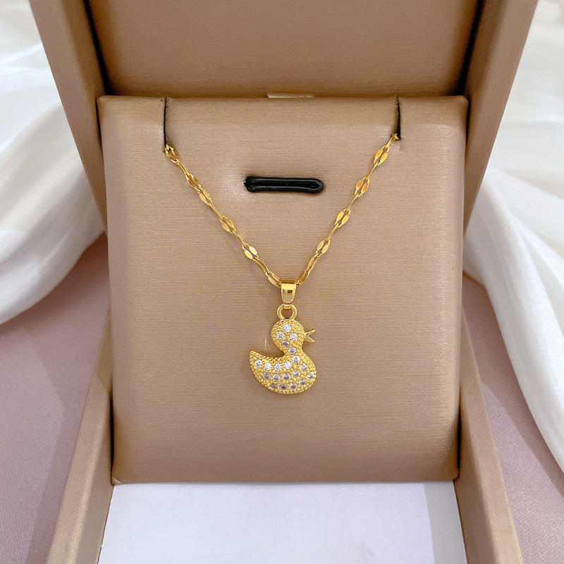 Cute Duck Luxury Elegant Necklace – Pendant for Women