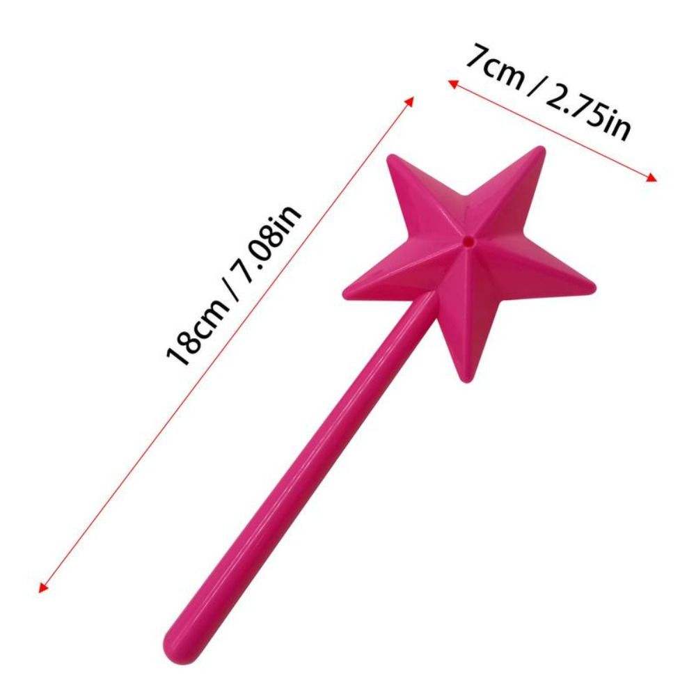 Magical Star Wand Spice Dispenser Set Portable Refillable Salt Pepper Shakers Plastic Seasoning Shakers for Kitchen BBQ Supplies