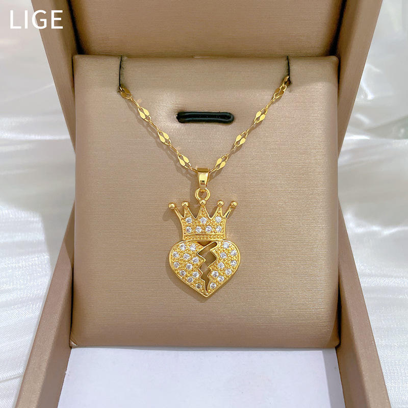 Cute Luxury Heart Elegant Necklace – Pendant for Women