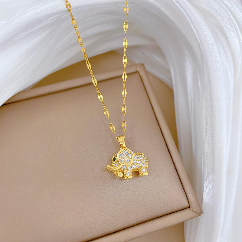 Cute Luxury Elephant Elegant Necklace – Pendant for Women