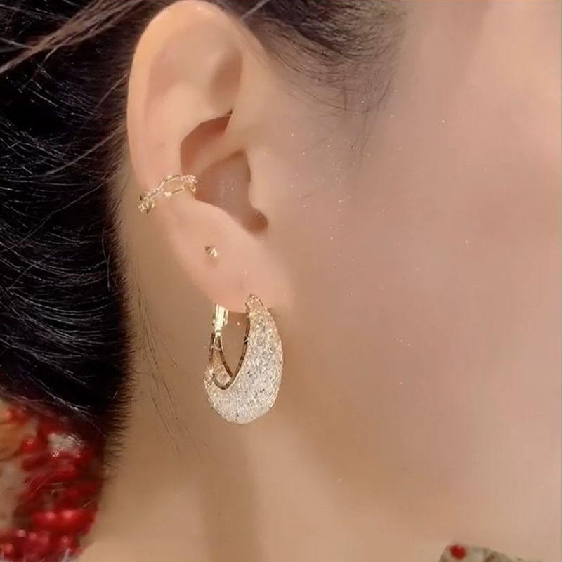 Crystal HOOP Earrings for Women – Dangle Statement Jewellery