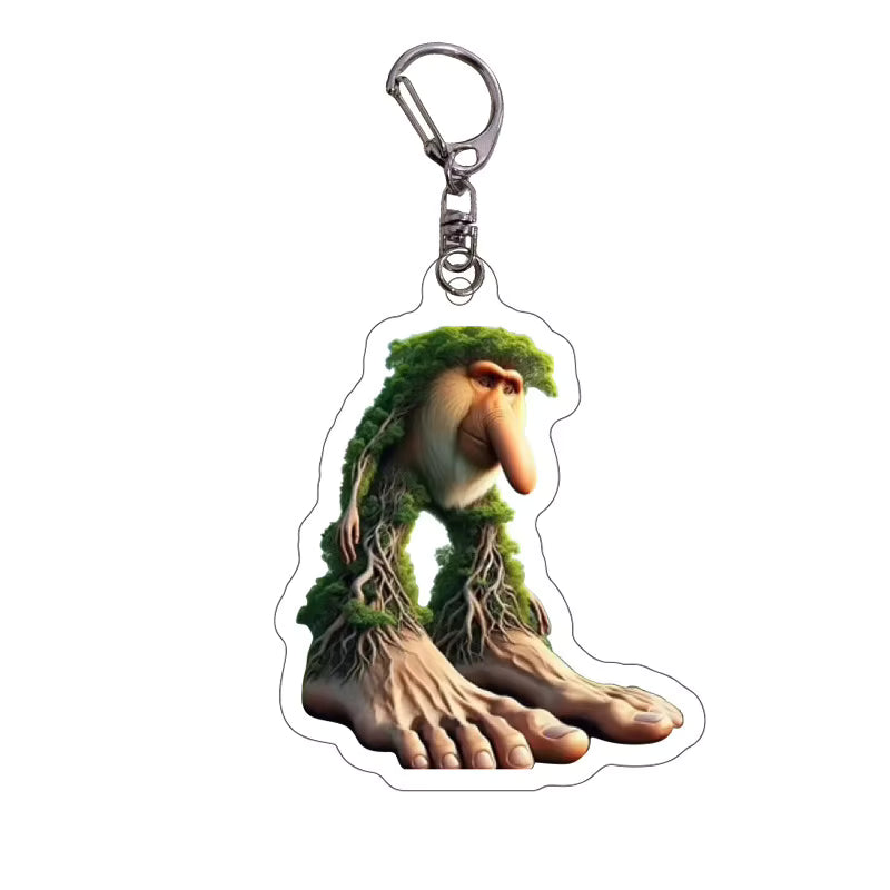 Creative  Cartoon Style Keychain