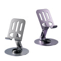 High-end Aluminum Alloy Rotating Foldable Tablet Stand Universal Desktop Stand for Phone Tablets for Binge-Watching Live