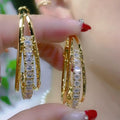 Crystal HOOP Earrings for Women – Dangle Statement Jewellery