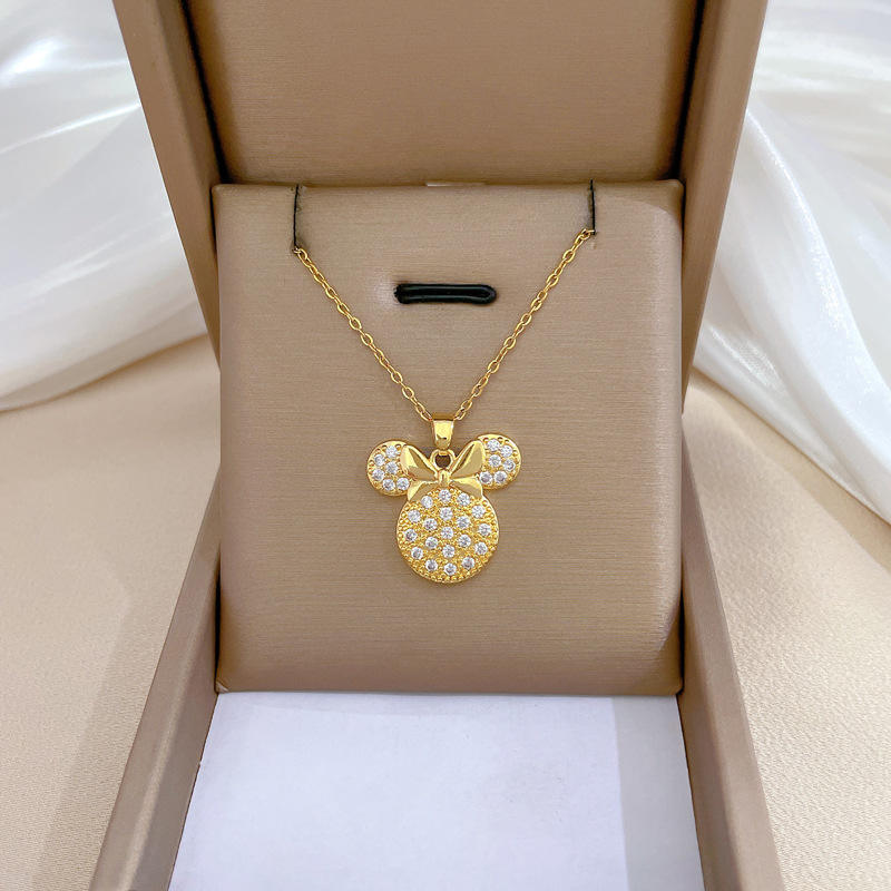 Cute Mouse Luxury Elegant Necklace – Pendant for Women