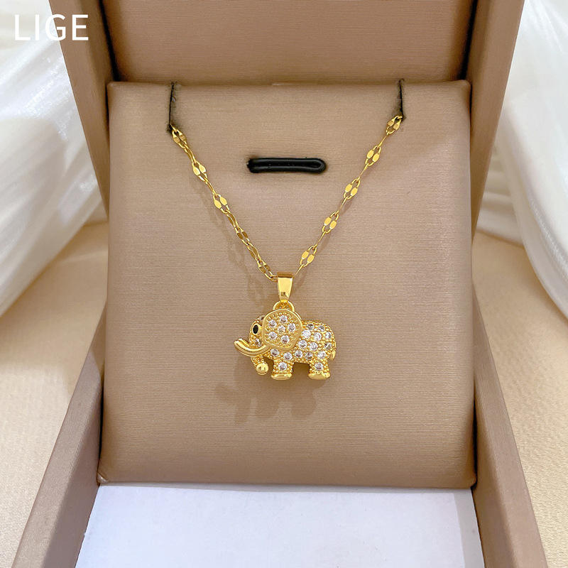 Cute Luxury Elephant Elegant Necklace – Pendant for Women