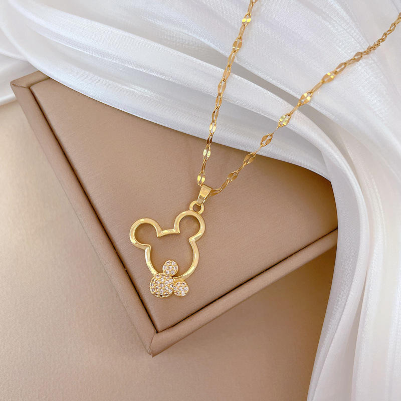 Cute Mouse Luxury Elegant Necklace – Pendant for Women