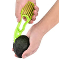 Multifunctional Plastic Knife Fruit & Vegetable Kitchen Tools Avocado Cutter Corer Butter Slicer Peeler Pulp Separator Accessory
