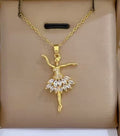 Ballerina Necklace – dancer Pendant for Women