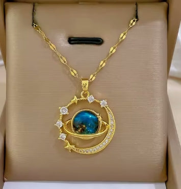 planet and stars Pendant Luxury Elegant Necklace – Pendant for Women