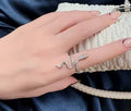 Gothic Open Snake Ring Adjustable Animal Rings Reptile Cute Luxury Elegant Ring – for Women