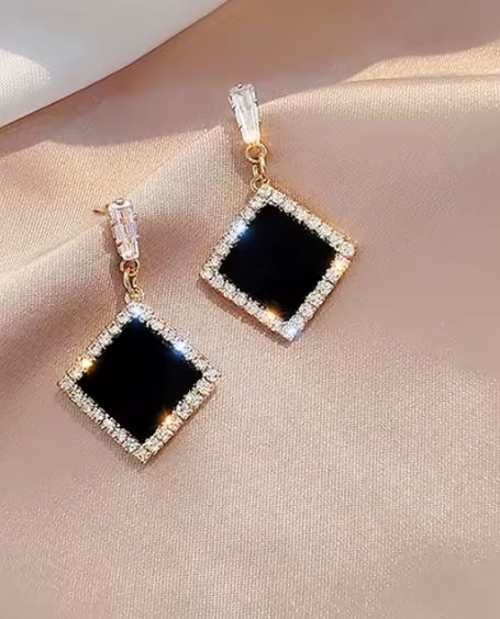 Earrings - square- womens jewellery